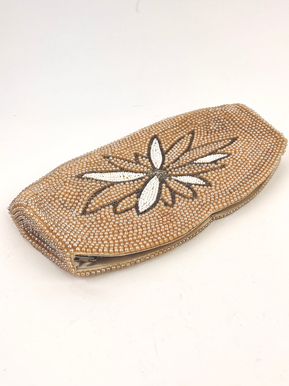 Vintage Hand-Beaded Clutch