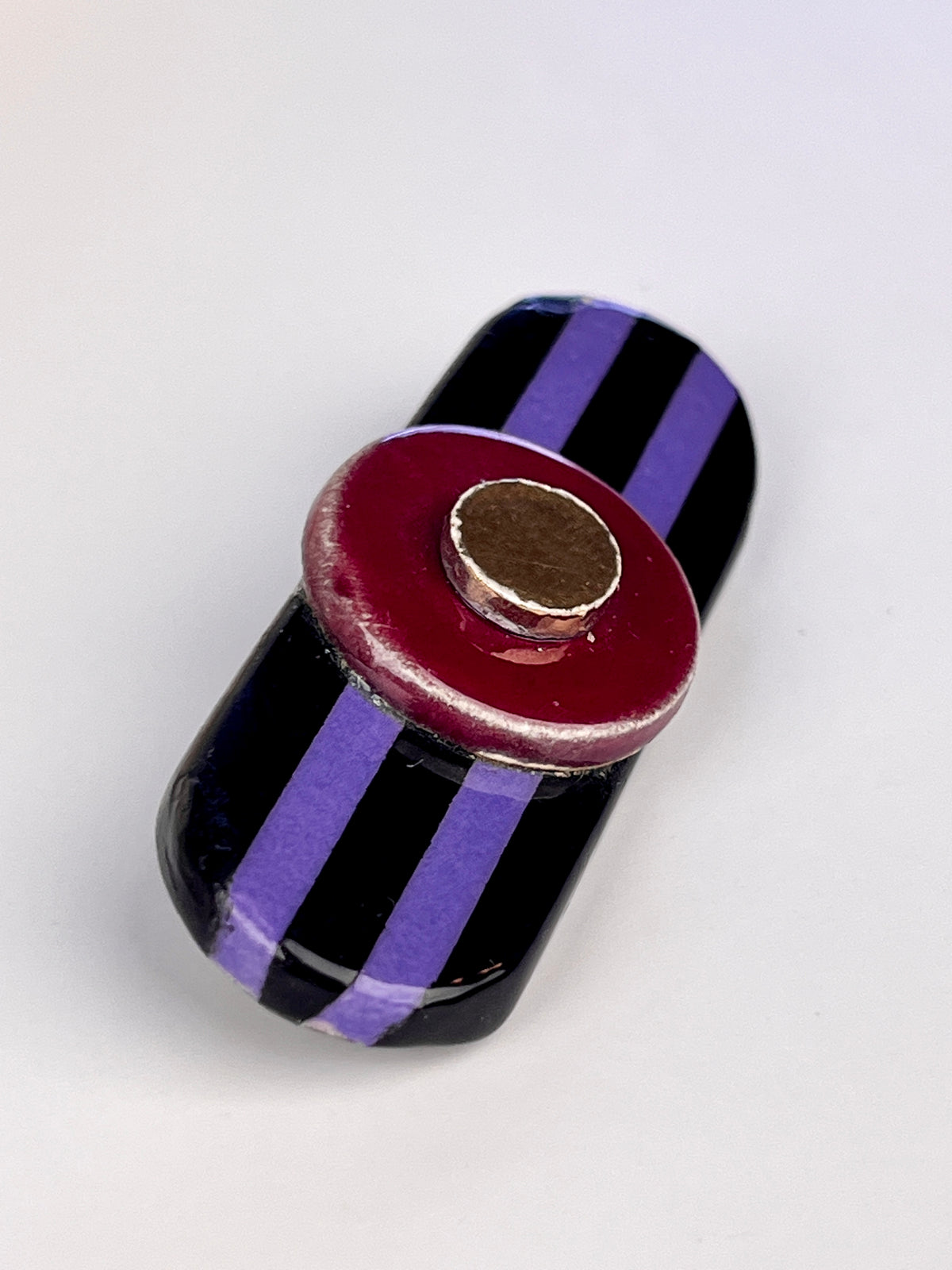 Postmodern Ceramic Brooch