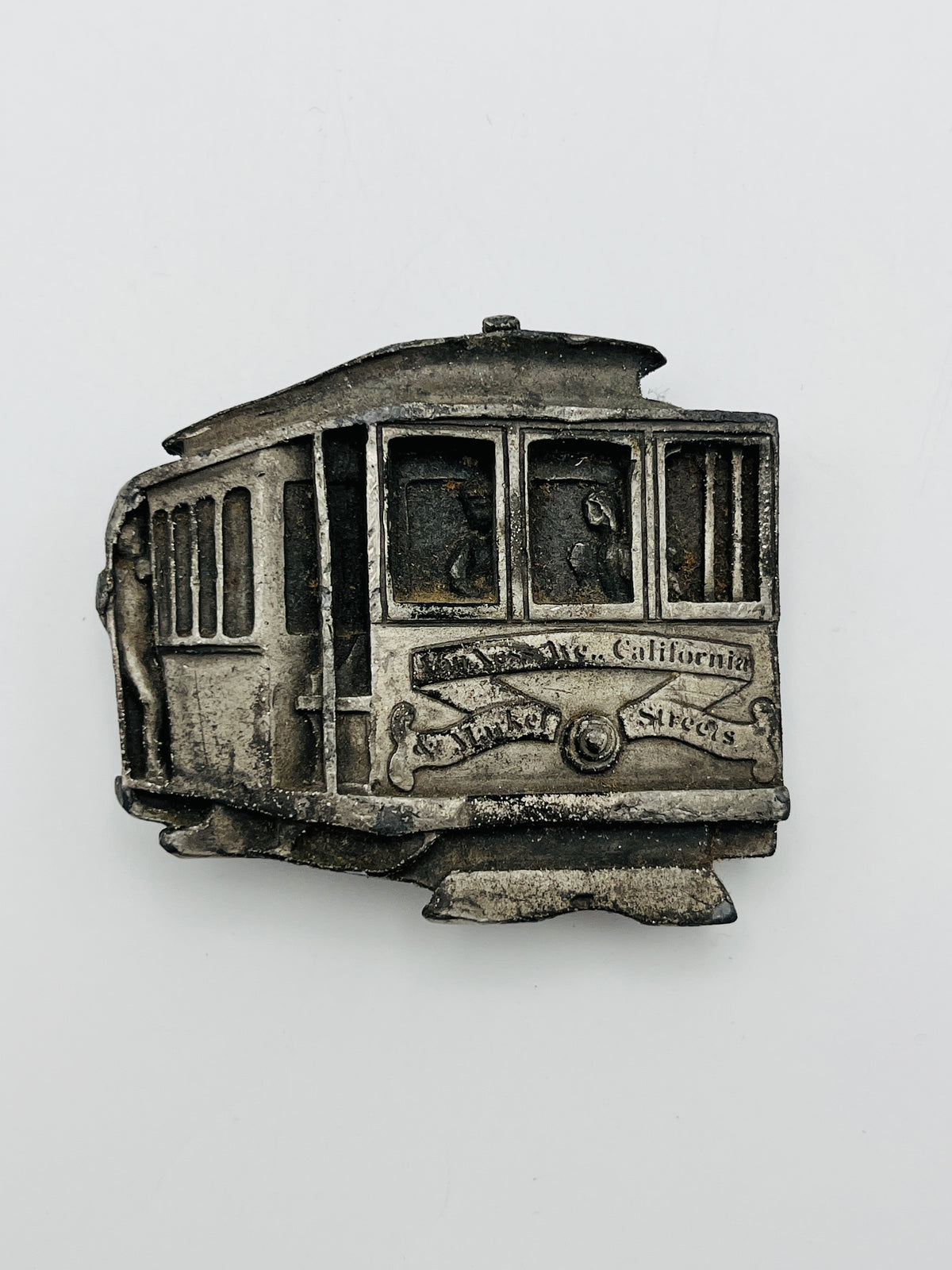 70s Vintage Streetcar Belt Buckle
