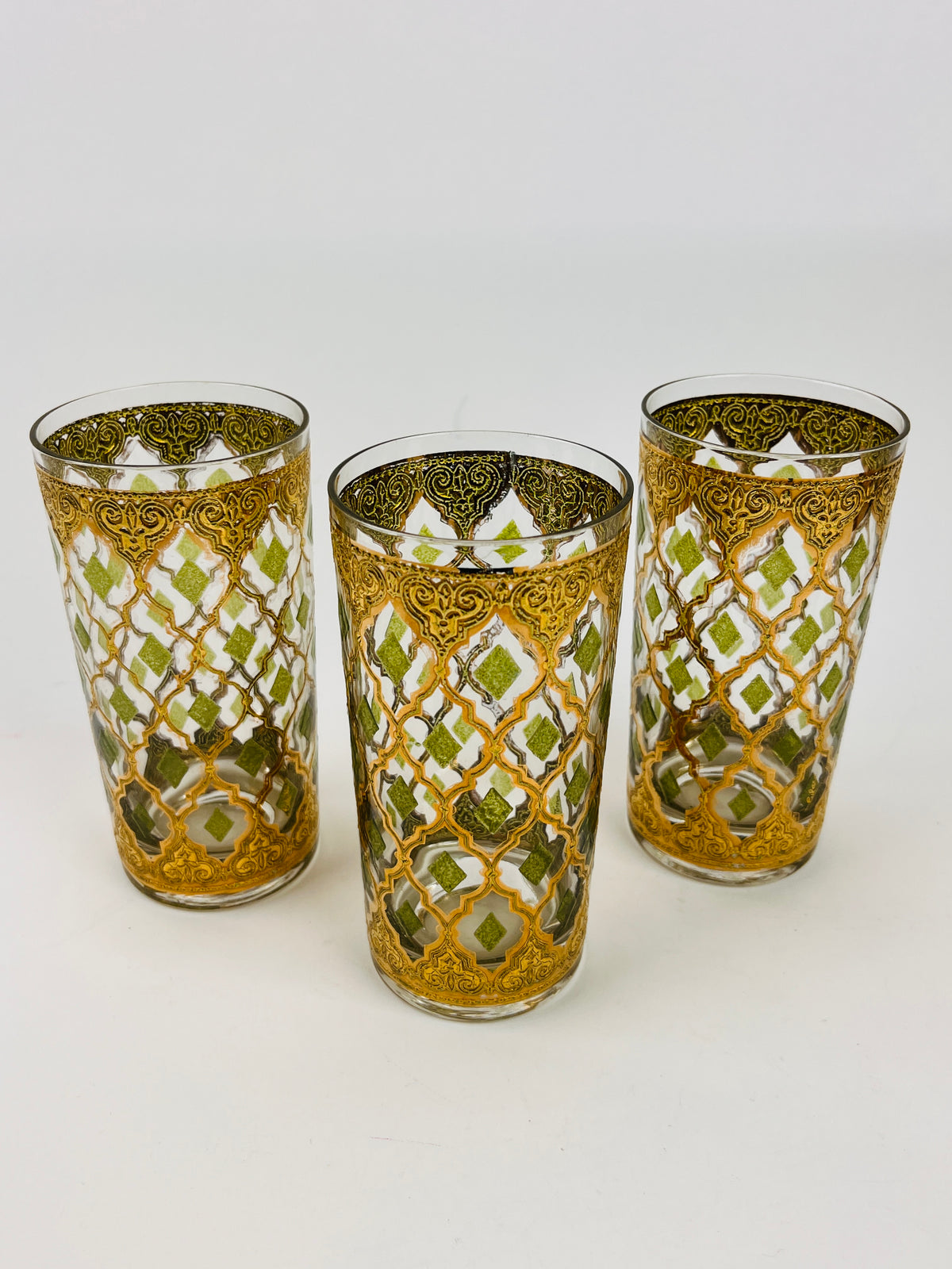 Vintage 22k Gold-Plated Culver Glasses