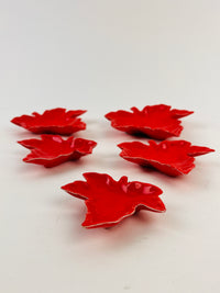 Vintage Stacking Ceramic Leaf Catchalls
