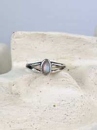 Sterling Mother of Pearl Ring