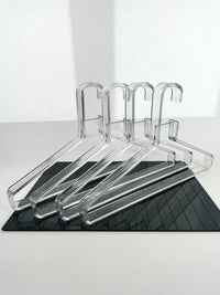Vintage Lucite Hangers Made in Finland, 4pc Set