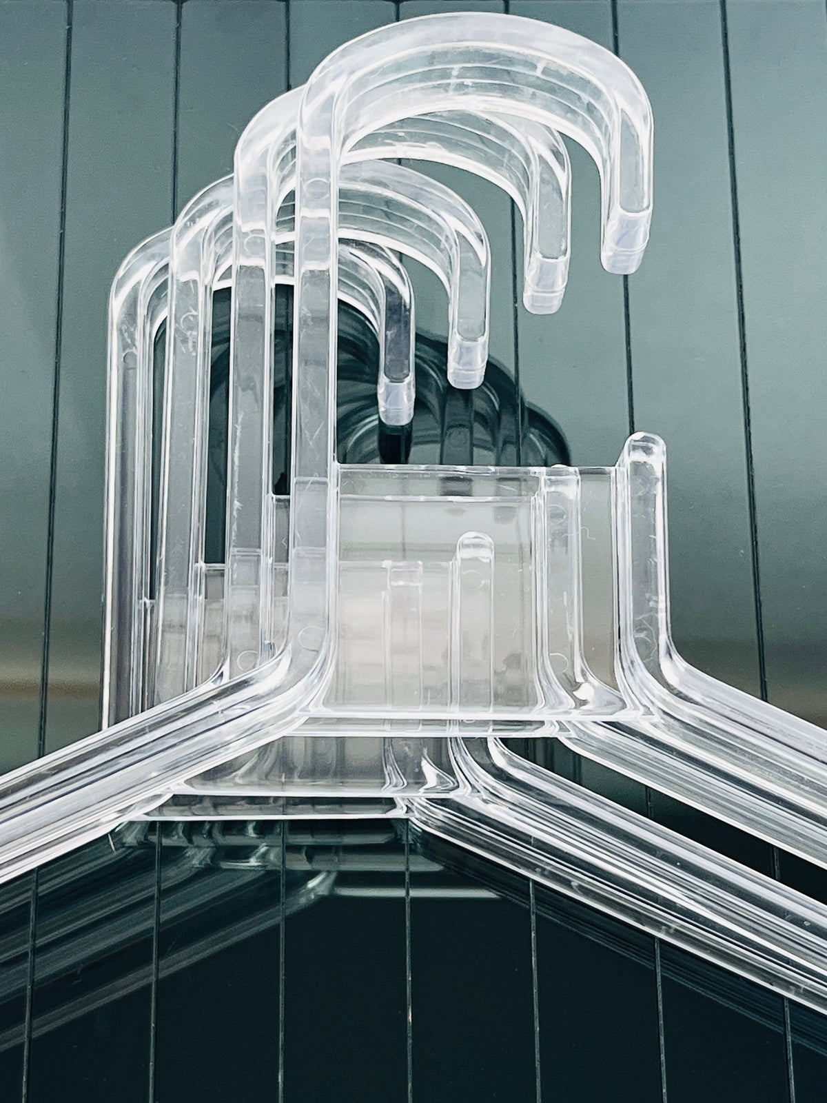 Vintage Lucite Hangers Made in Finland, 4pc Set