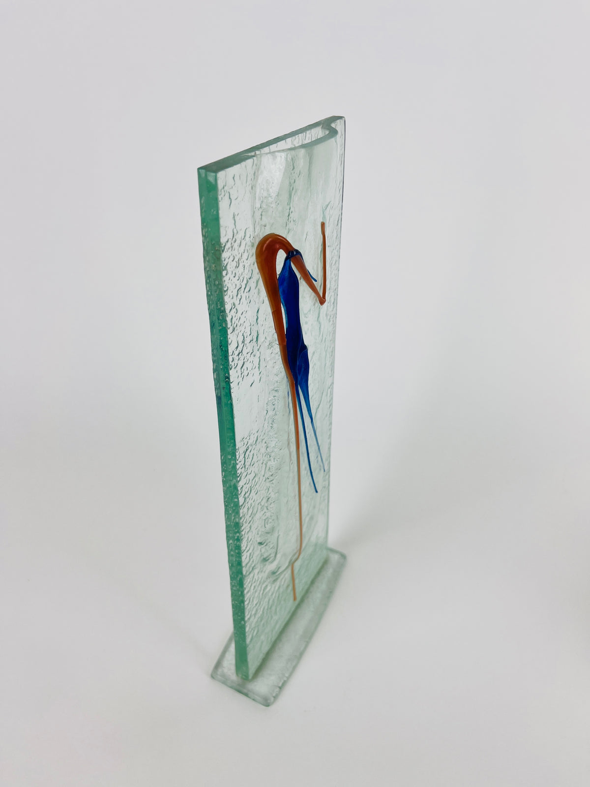 Vintage Handmade Glass Vase