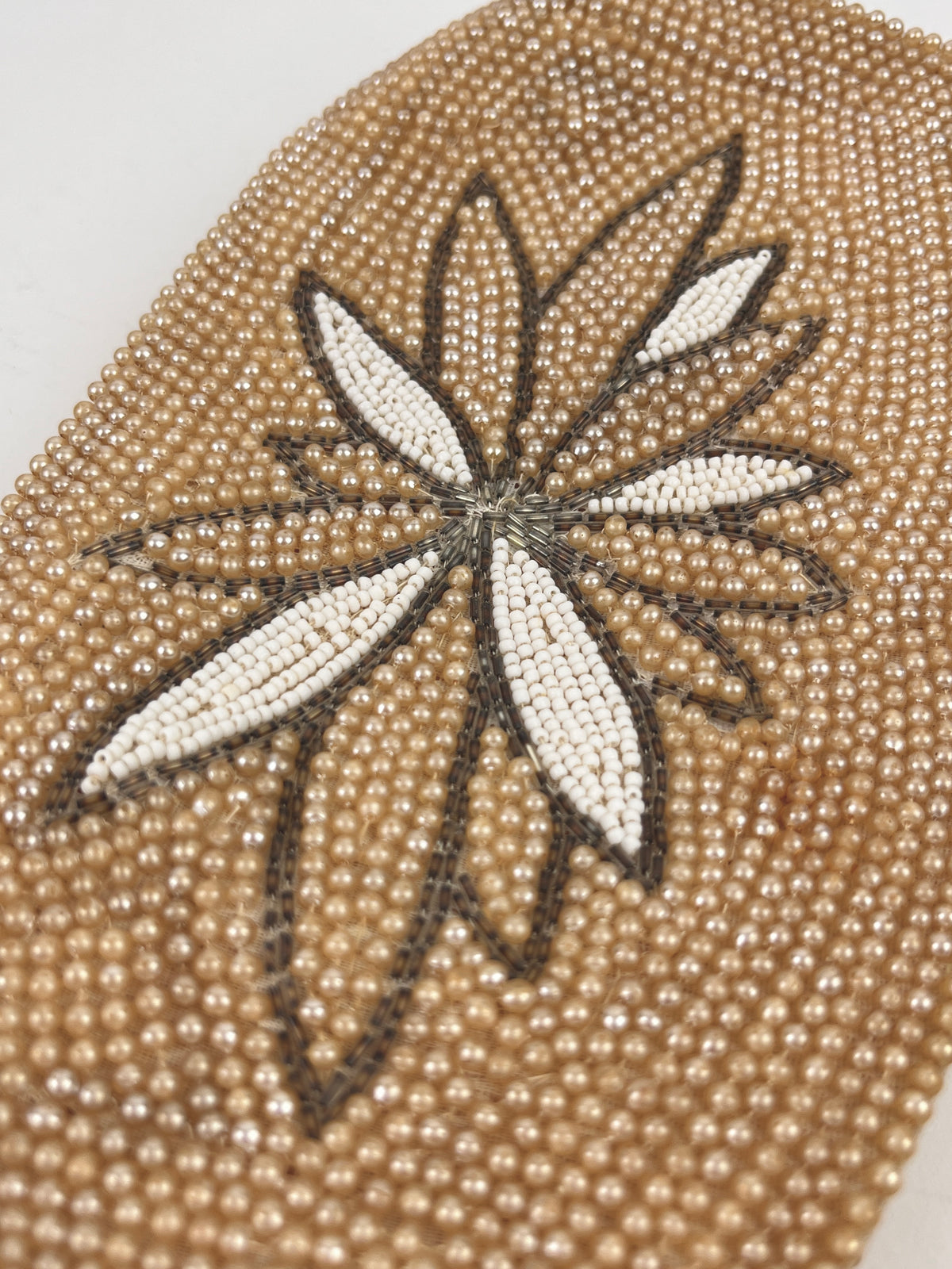Vintage Hand-Beaded Clutch