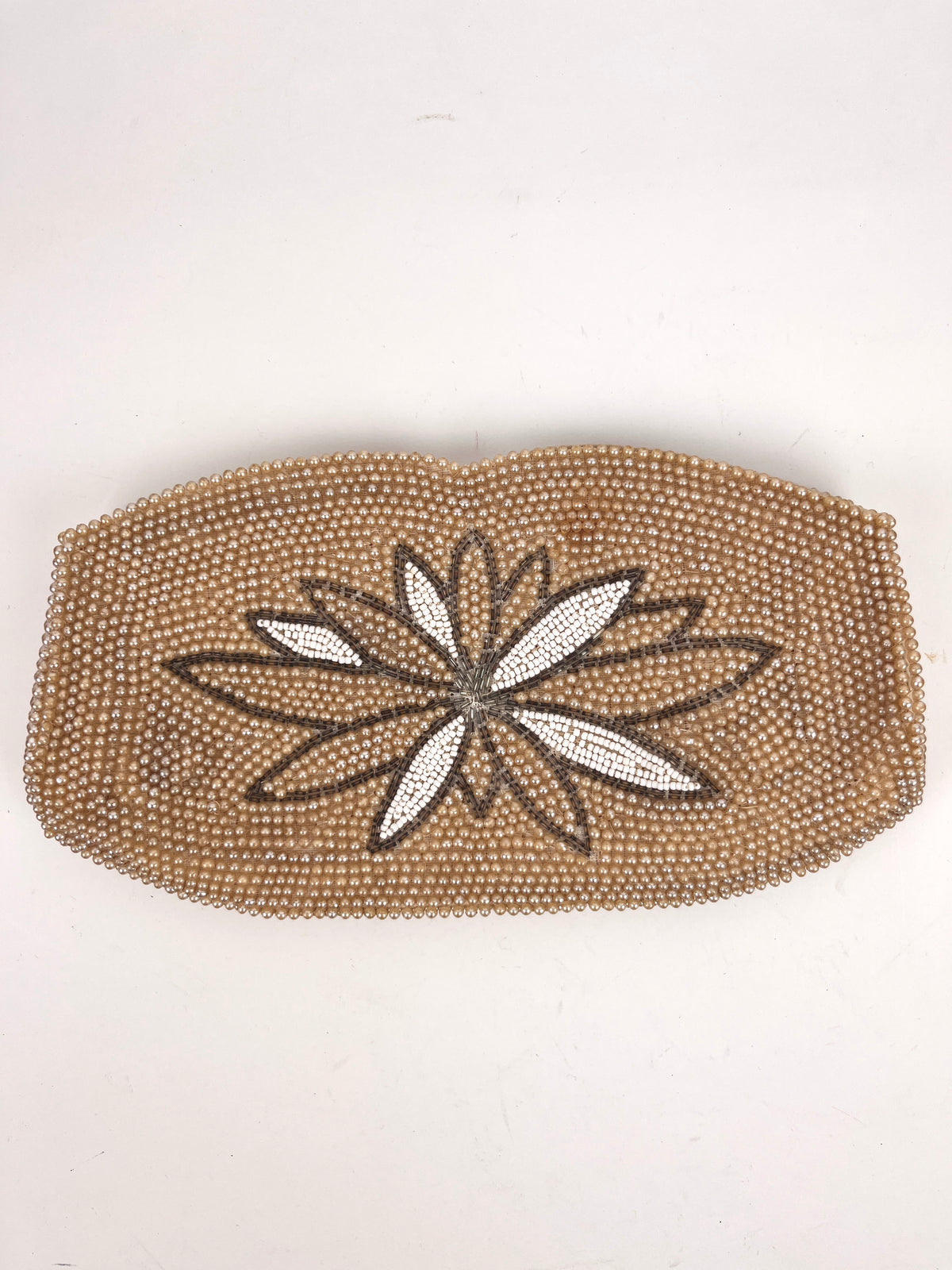 Vintage Hand-Beaded Clutch