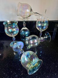 Vintage Iridescent Stemware
