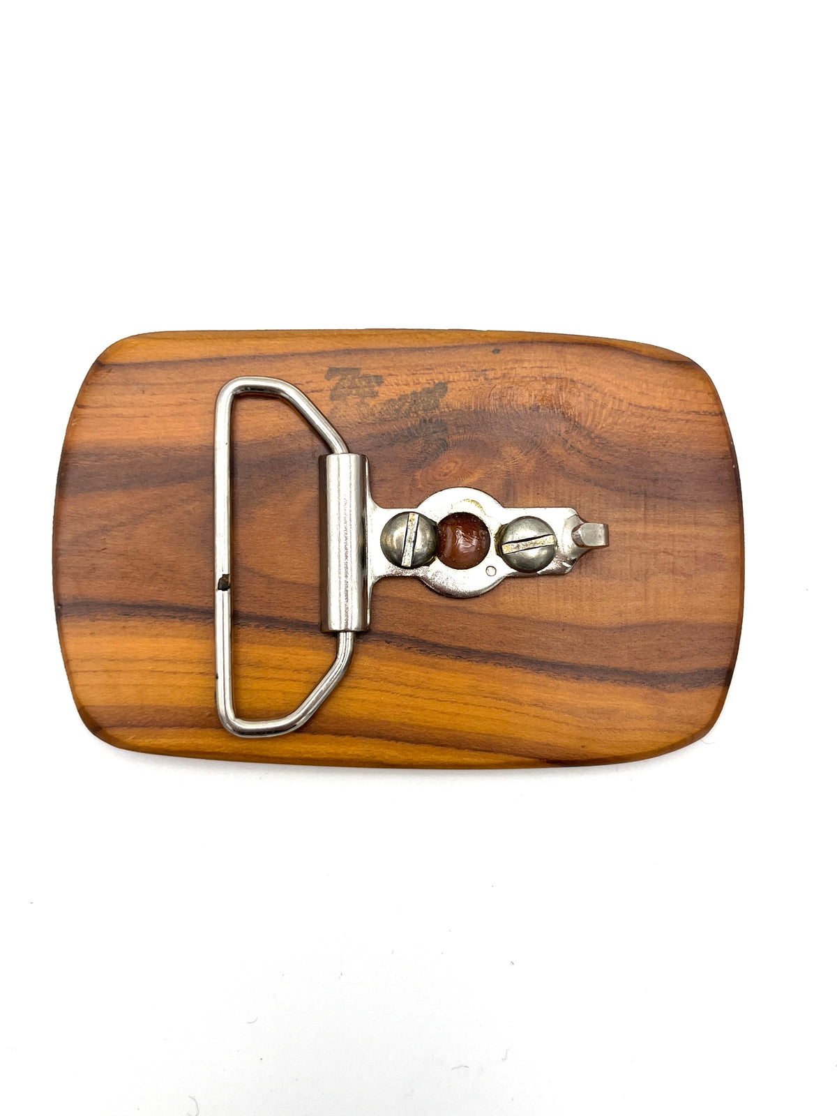 Vintage Wood Belt Buckle