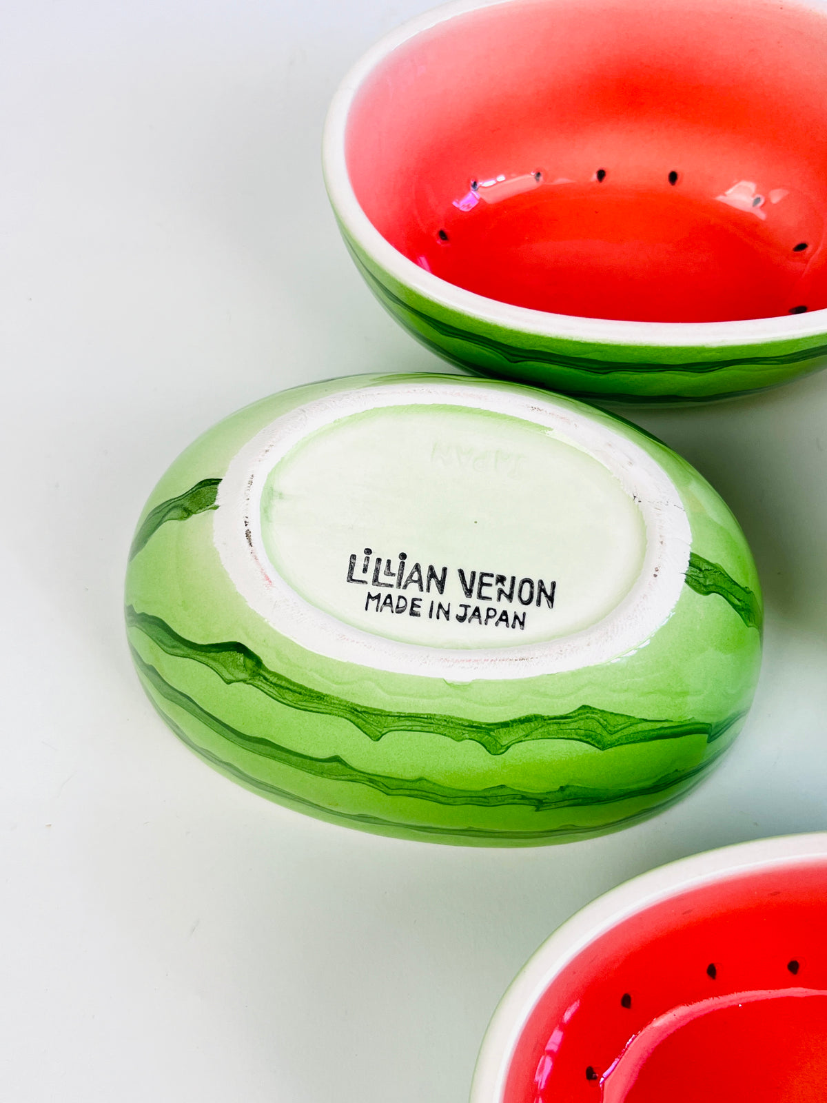 Vintage Lilian Vernon Watermelon Bowls