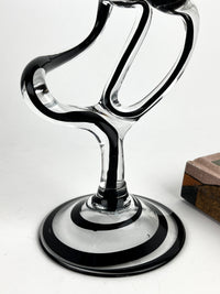 Vintage Blown Glass Compote Dish