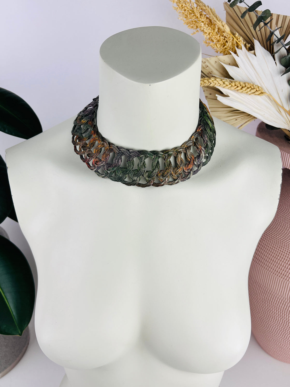 Vintage Braided Wire Necklace