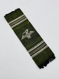 Vintage Handwoven Cocktail Napkins - Green