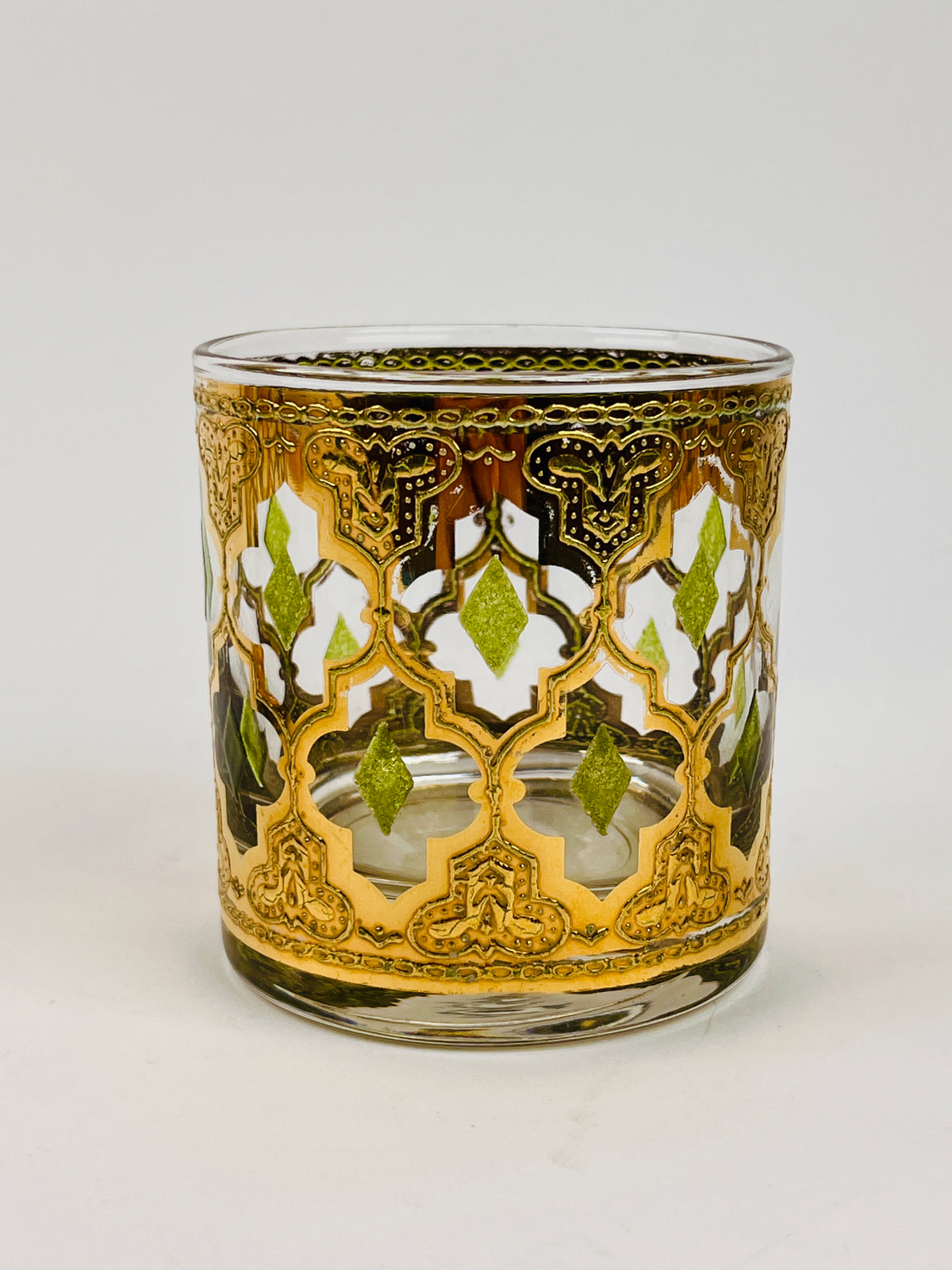Vintage 22k Gold-Plated Culver Old Fashioned Glasses