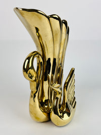 Brass Swan Vase by Frederick Cooper Chicago