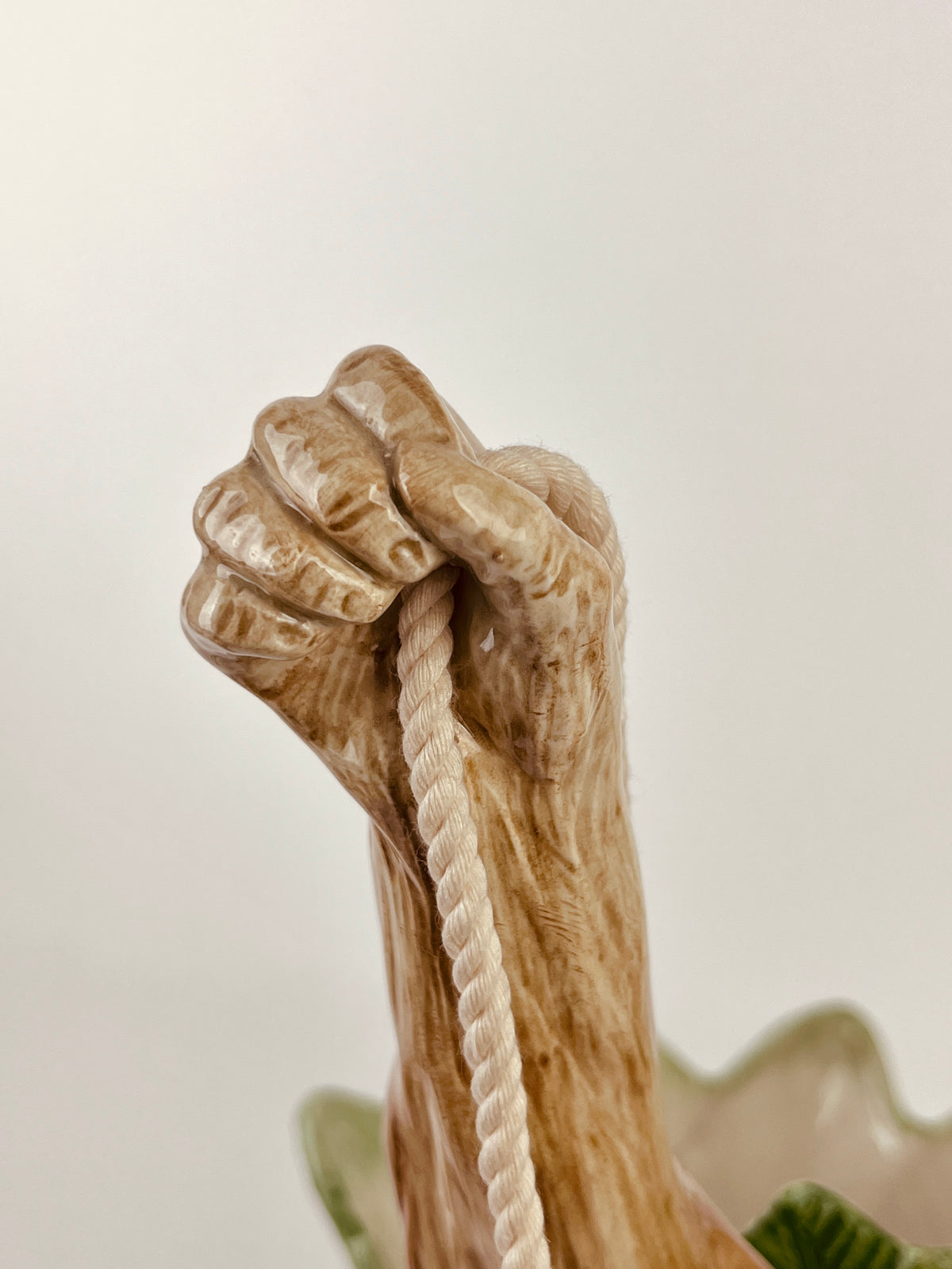 Rare Vintage Fitz & Floyd Hanging Monkey Planter