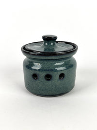 Handmade Stoneware Garlic Jar