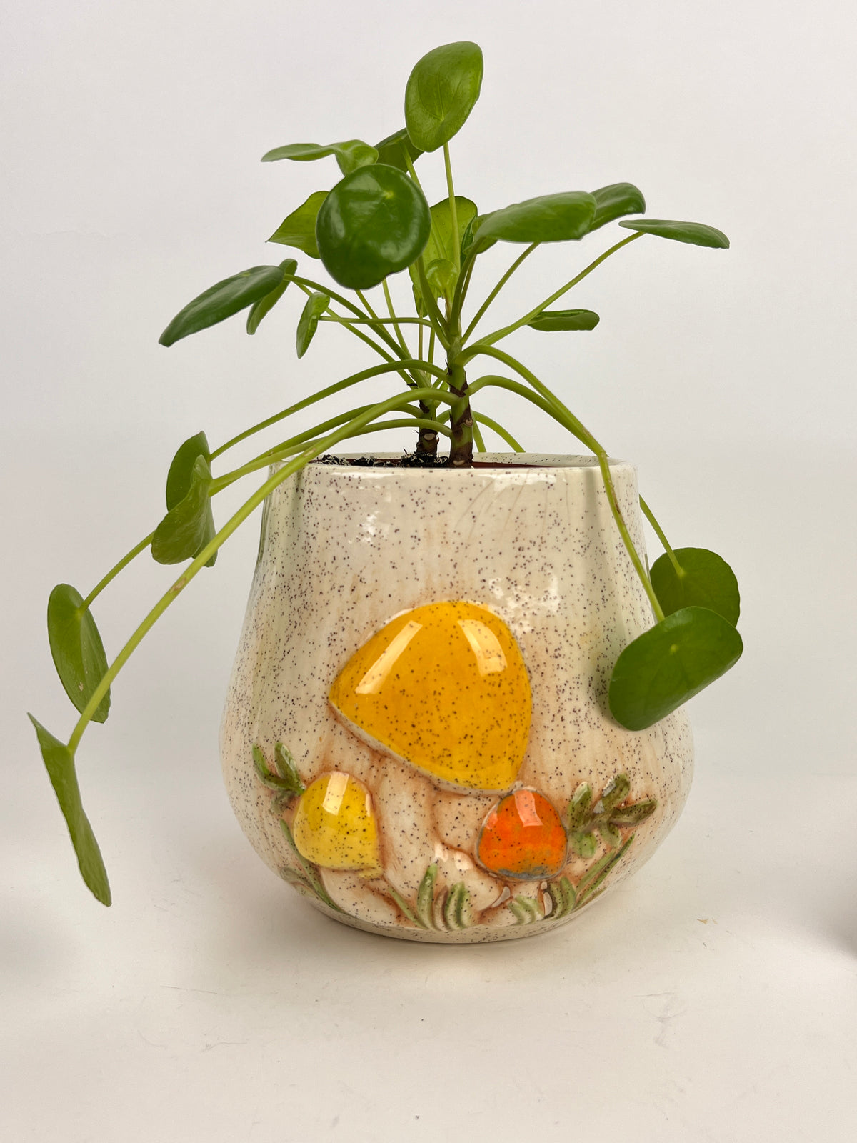 Vintage Ceramic Mushroom Planter