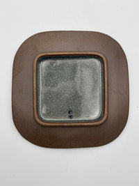 Vintage Japanese Stoneware and Glass Sushi Plates