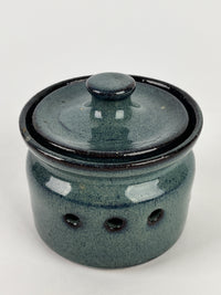 Handmade Stoneware Garlic Jar
