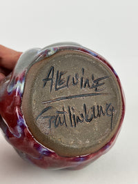 Studio Pottery Oil Lamp