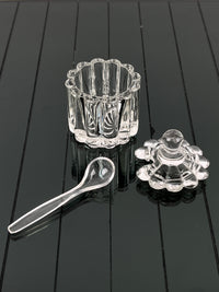 Vintage Glass Salt Cellar