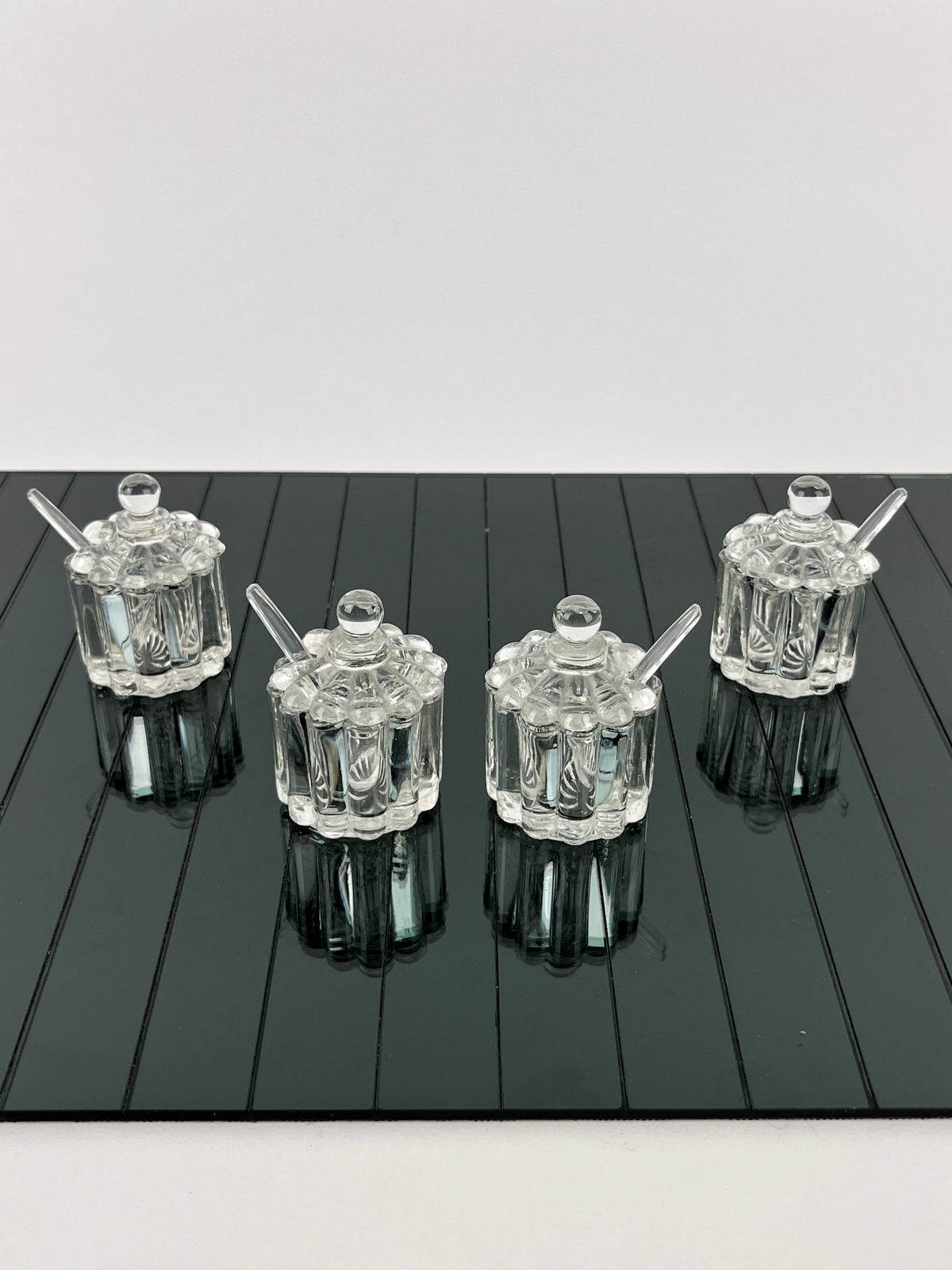 Vintage Glass Salt Cellar