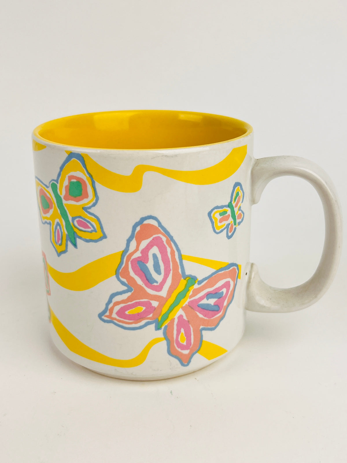 80s Vintage Butterfly Mug