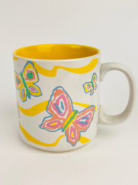 80s Vintage Butterfly Mug