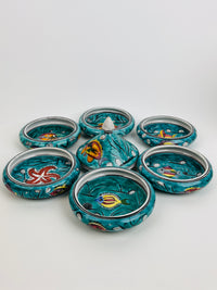 Vintage Stacking Canisters by Ikaros Pottery