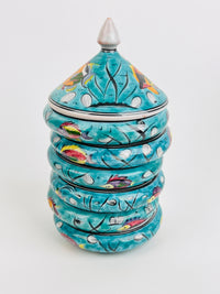Vintage Stacking Canisters by Ikaros Pottery