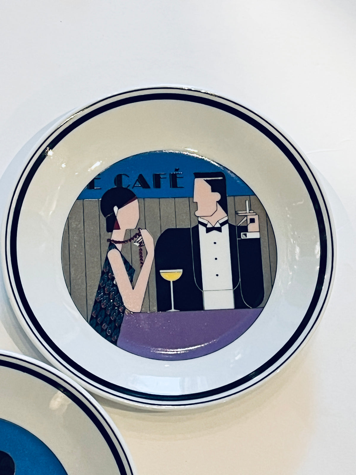 Postmodern Porcelain Canapé Plates - 5pc