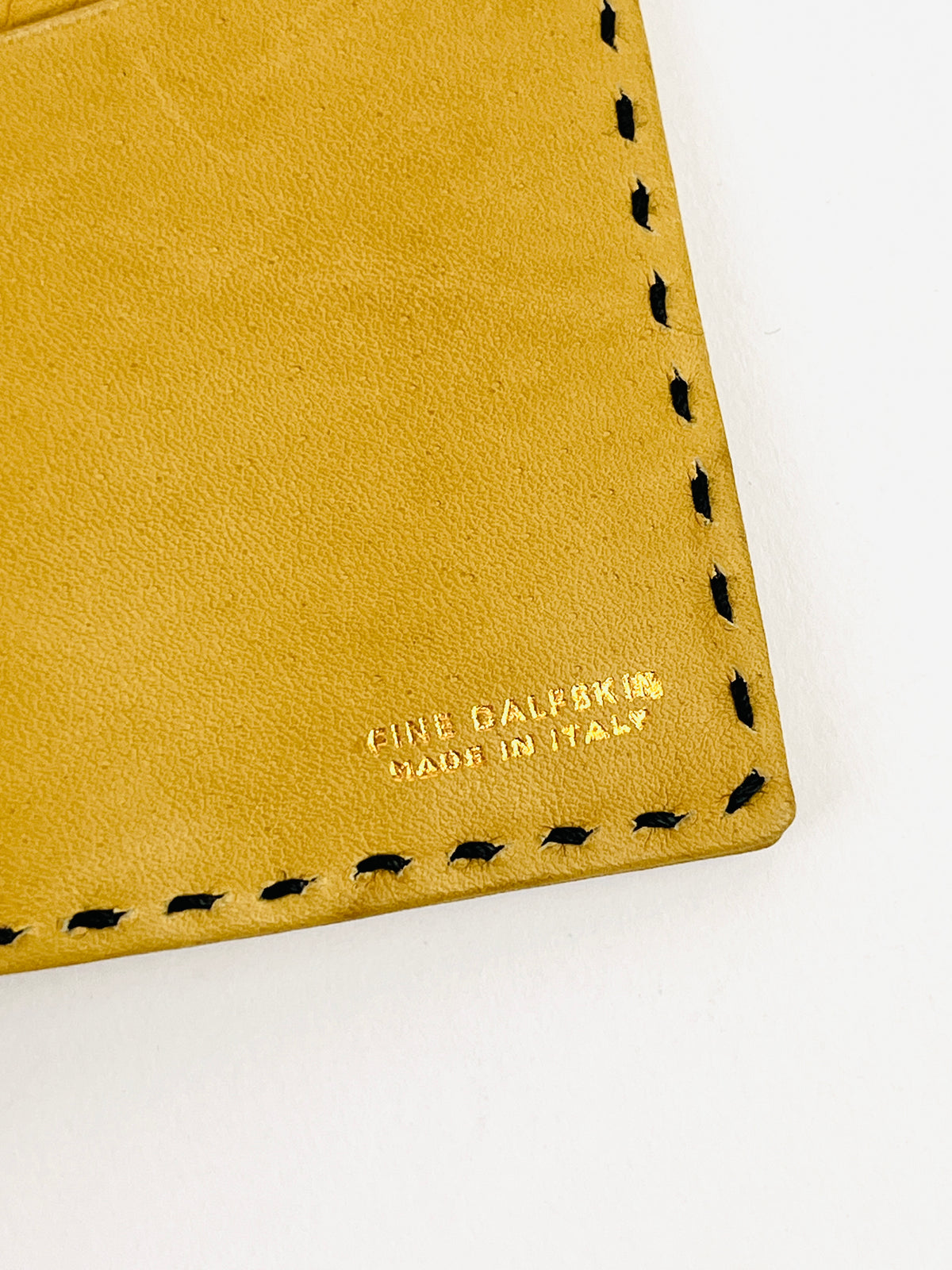 Vintage Leather Wallet with Hand Clasp