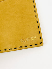 Vintage Leather Wallet with Hand Clasp