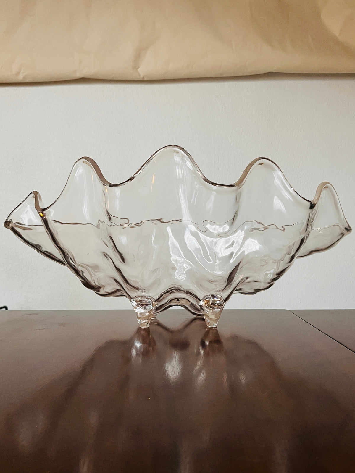 Vintage Lucite Shell Salad Set