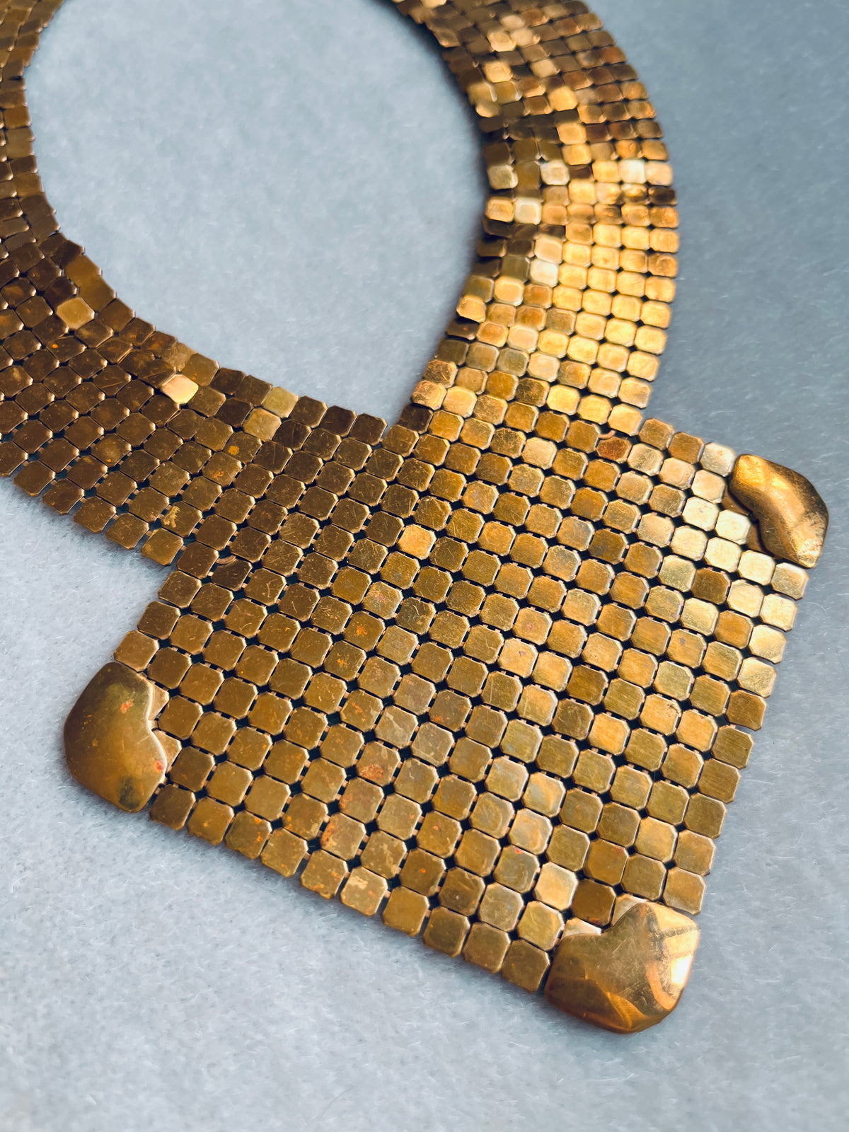 Vintage Metal Mesh Necklace