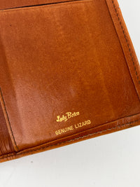 Vintage Leather & Lizard Skin Wallet