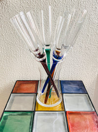 90s Vintage Champagne Flute Bouquet
