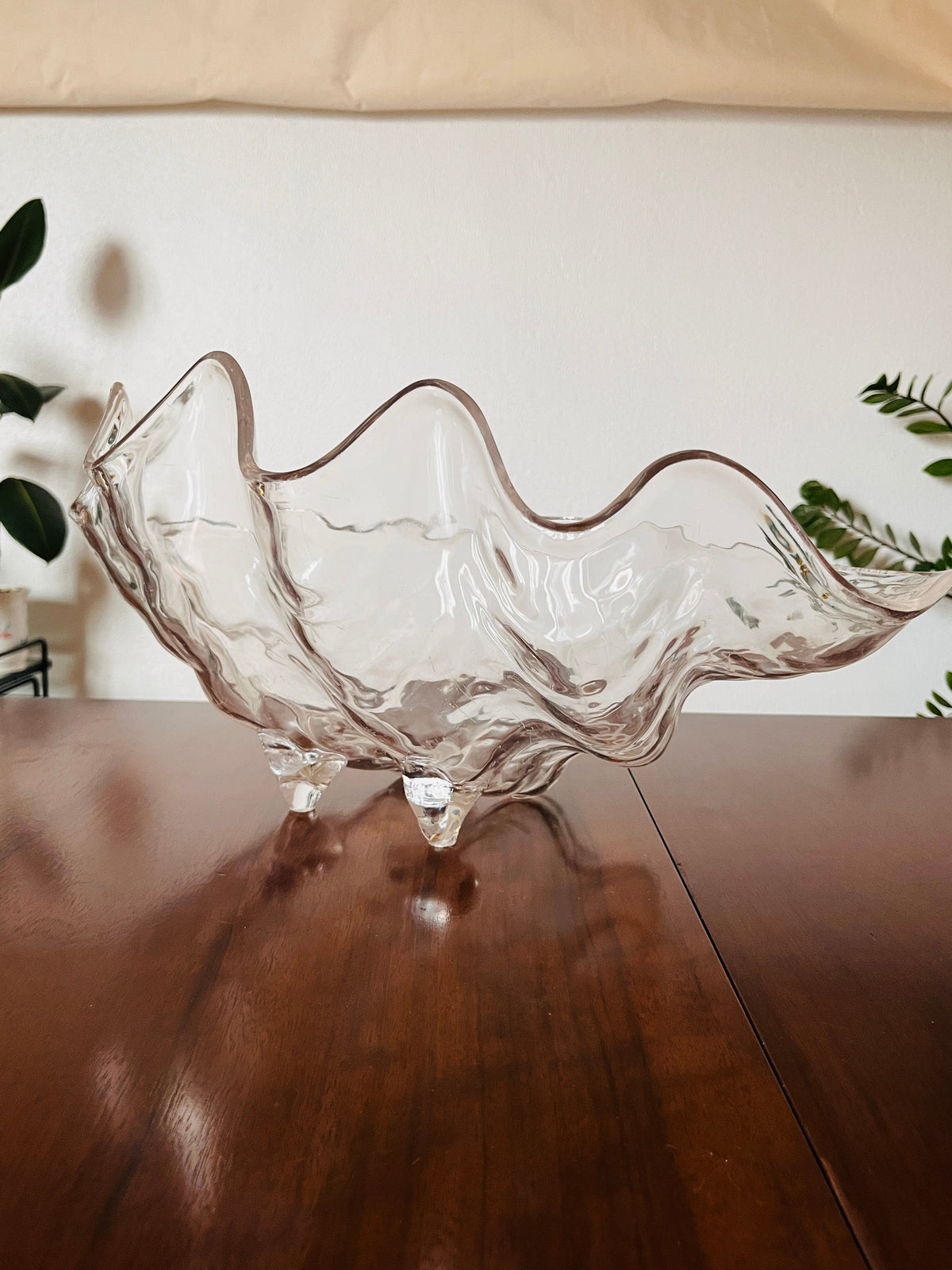 Vintage Lucite Shell Salad Set