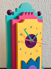 Vintage Postmodern / Memphis Style Clock
