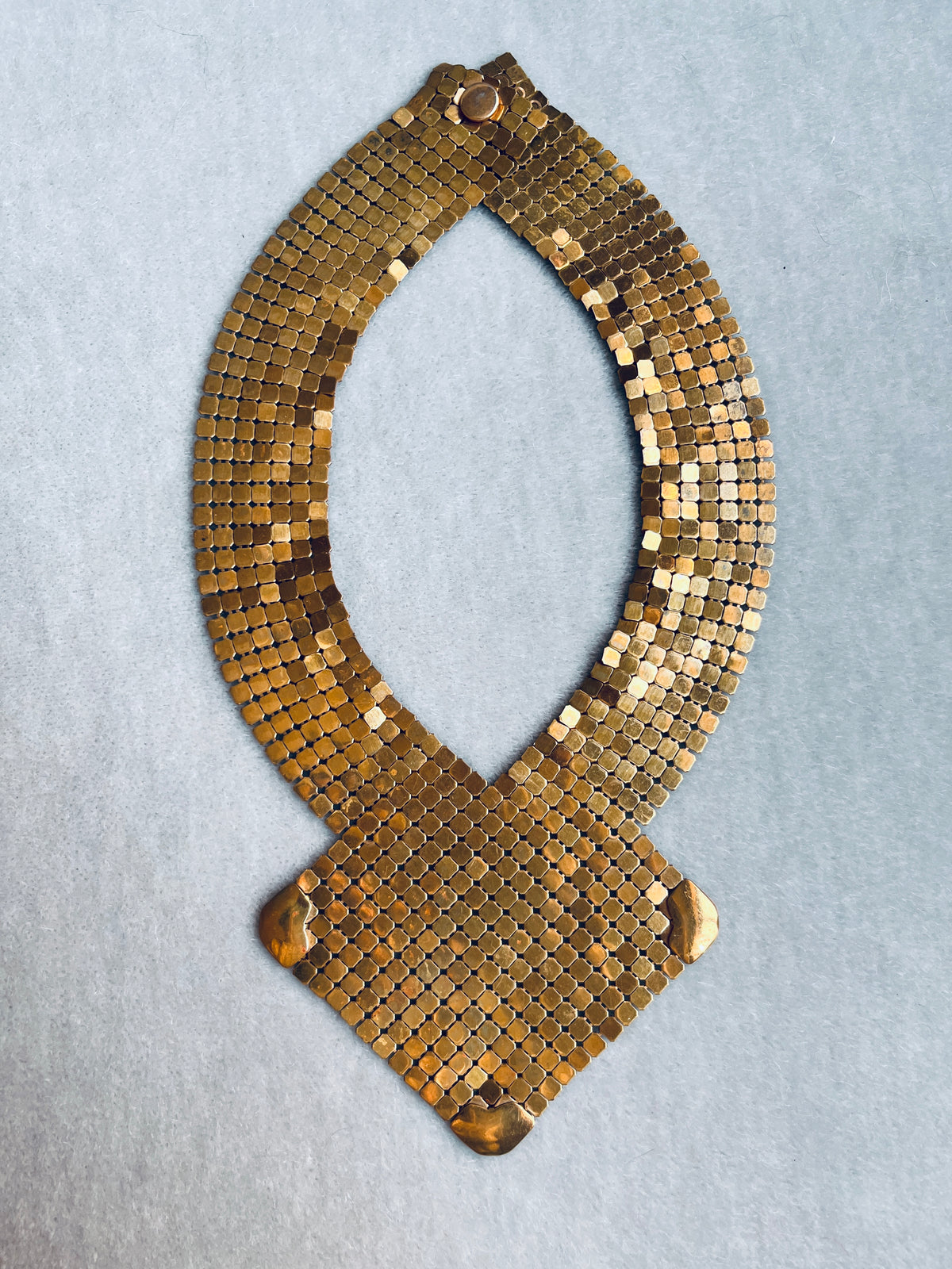 Vintage Metal Mesh Necklace