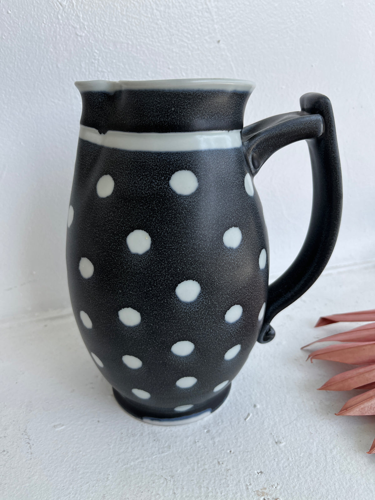 Porcelain Dot Pitcher
