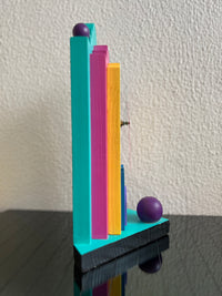 Vintage Postmodern / Memphis Style Clock