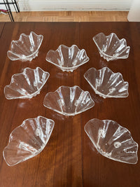 Vintage Lucite Shell Salad Set