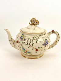 Vintage Lenox Teapot, Candle Holder, Salt & Pepper Set