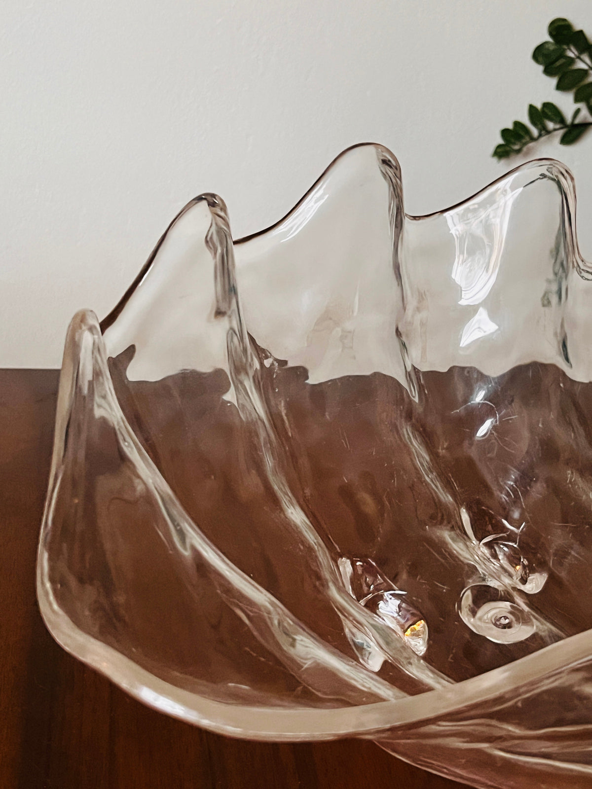 Vintage Lucite Shell Salad Set