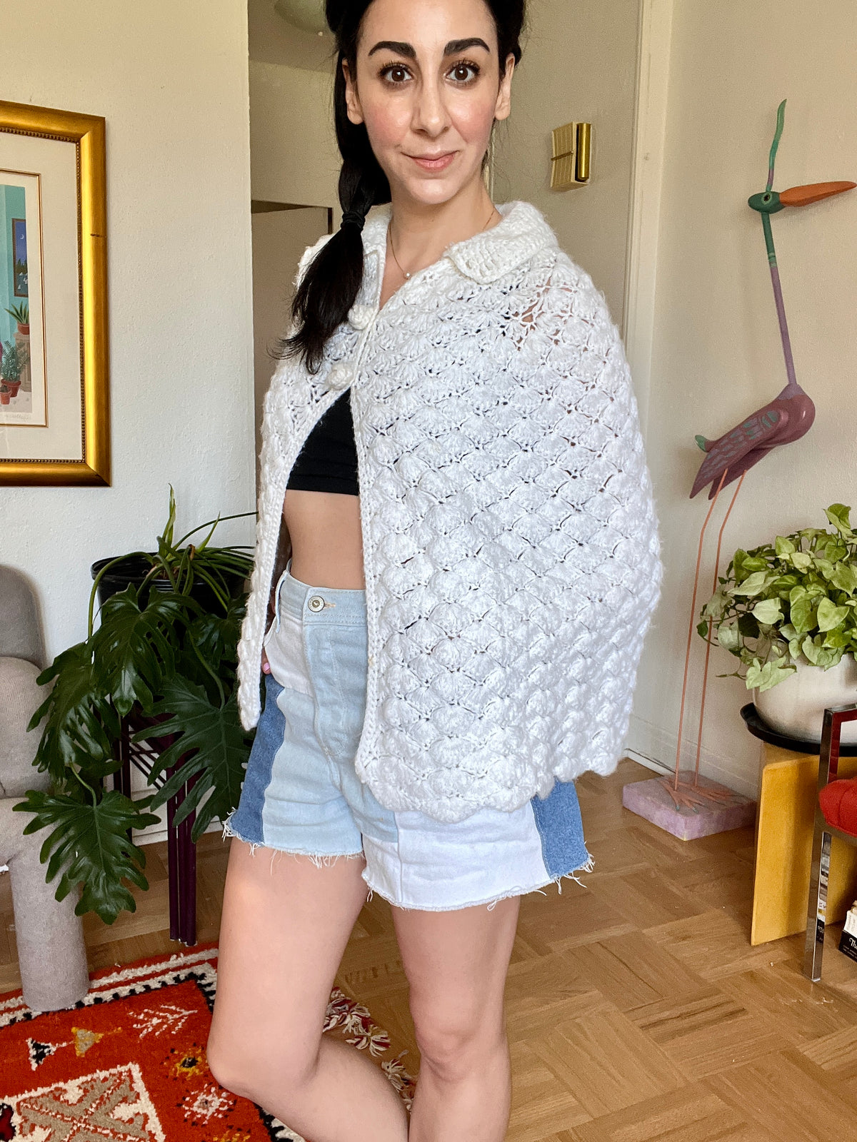 Vintage Woven Cape