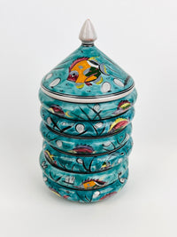 Vintage Stacking Canisters by Ikaros Pottery