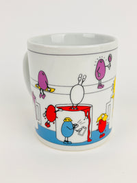 80s Vintage Painted Eggs Mug
