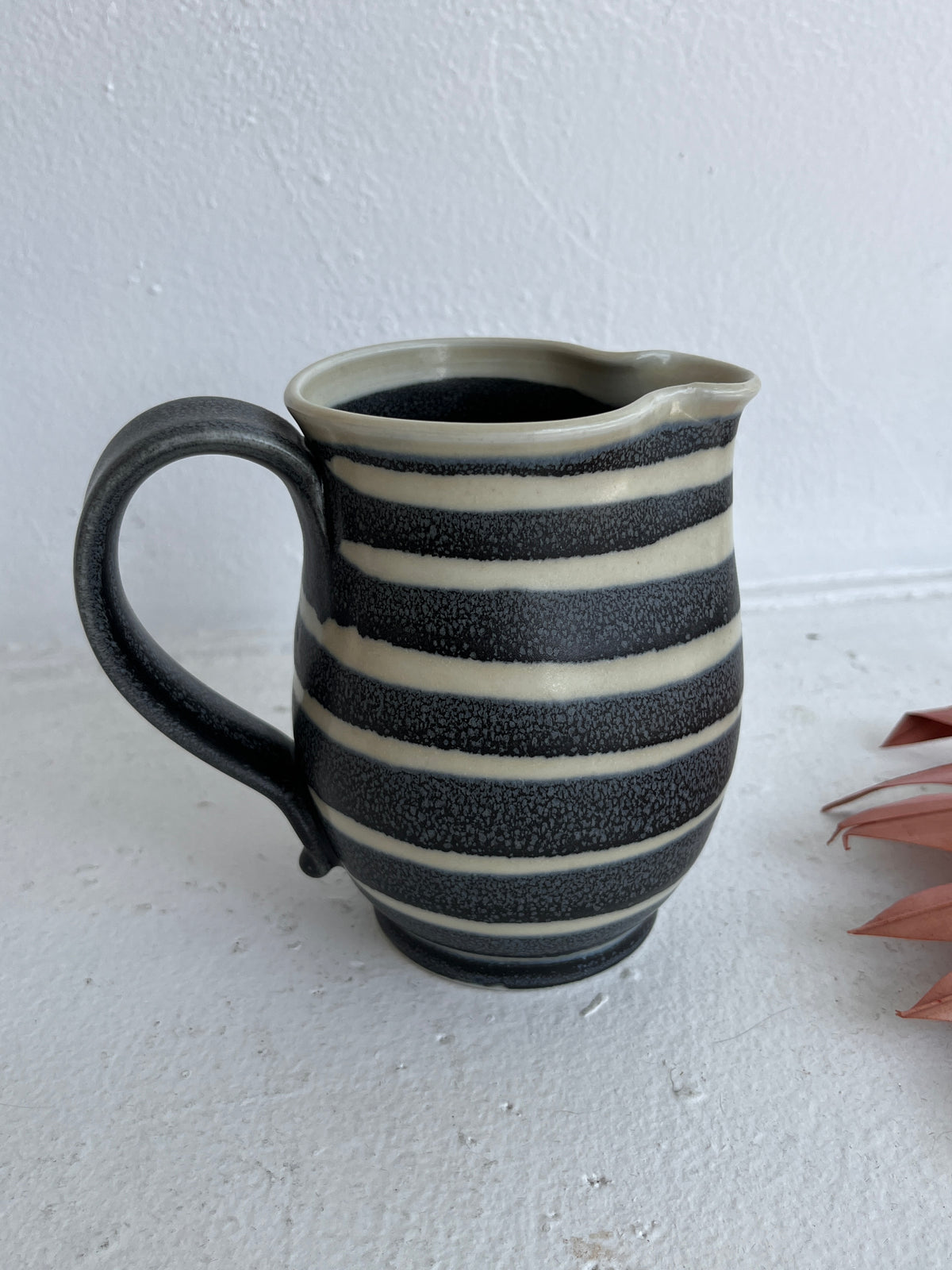 Porcelain Stripe Vessel